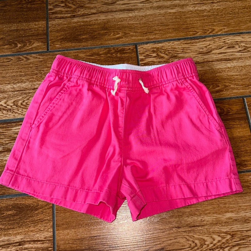 J crew girls pull on shorts in hot pink. NWOT